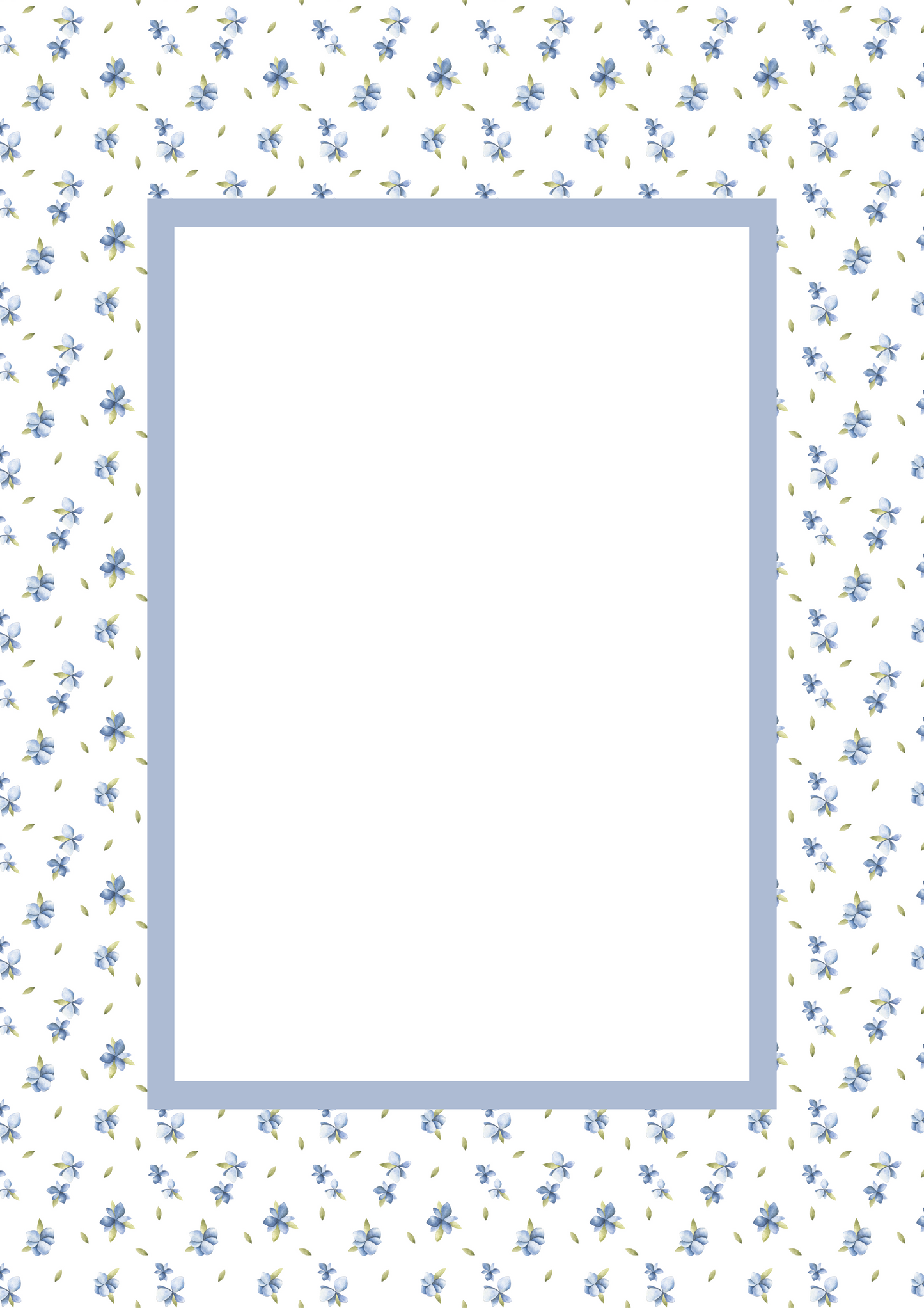 Floral Picture Frame Mat Board