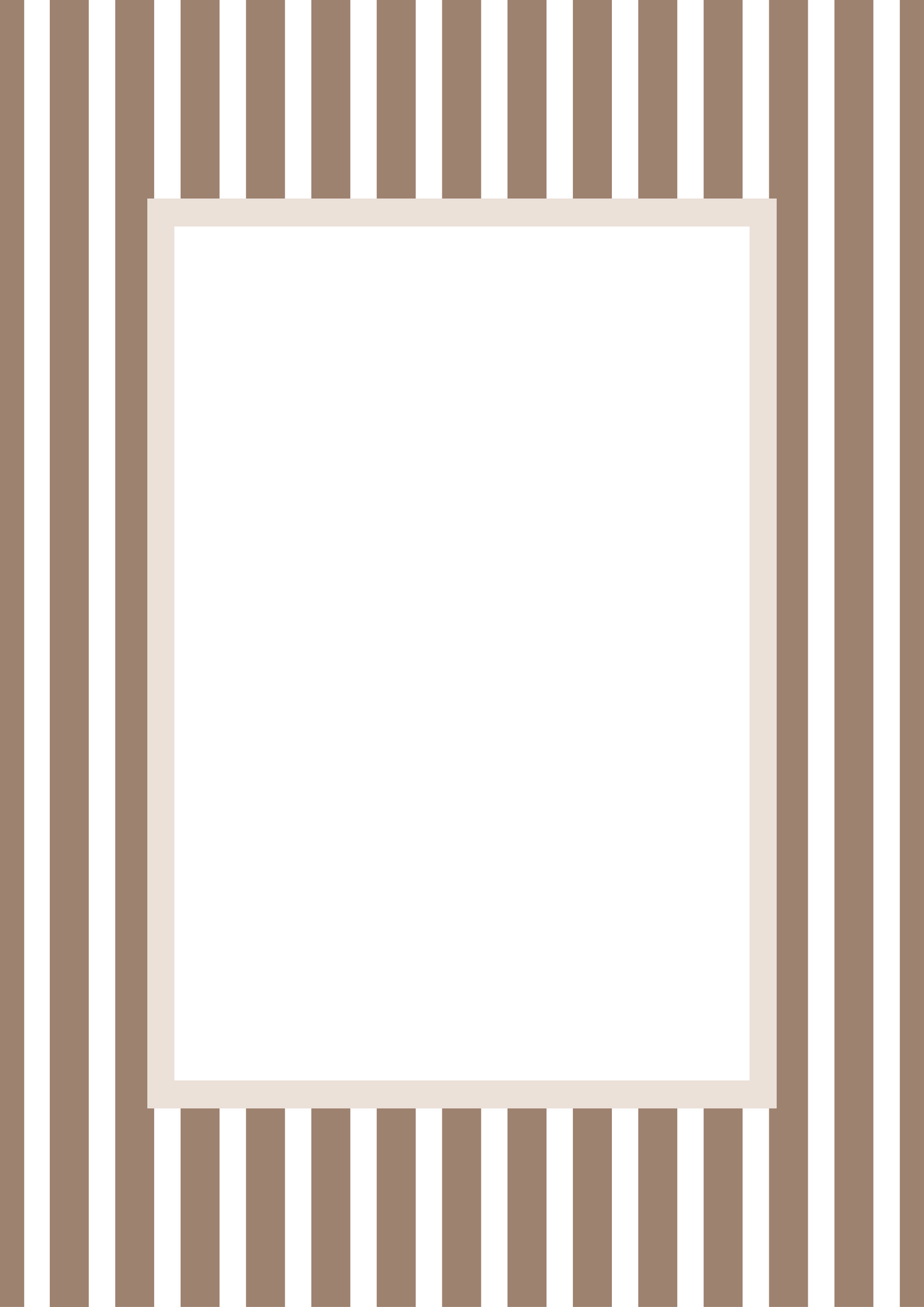 Stripes Picture Frame Mat Board