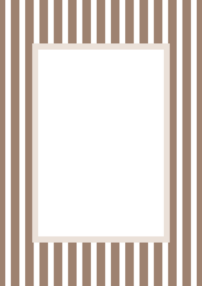 Stripes Picture Frame Mat Board