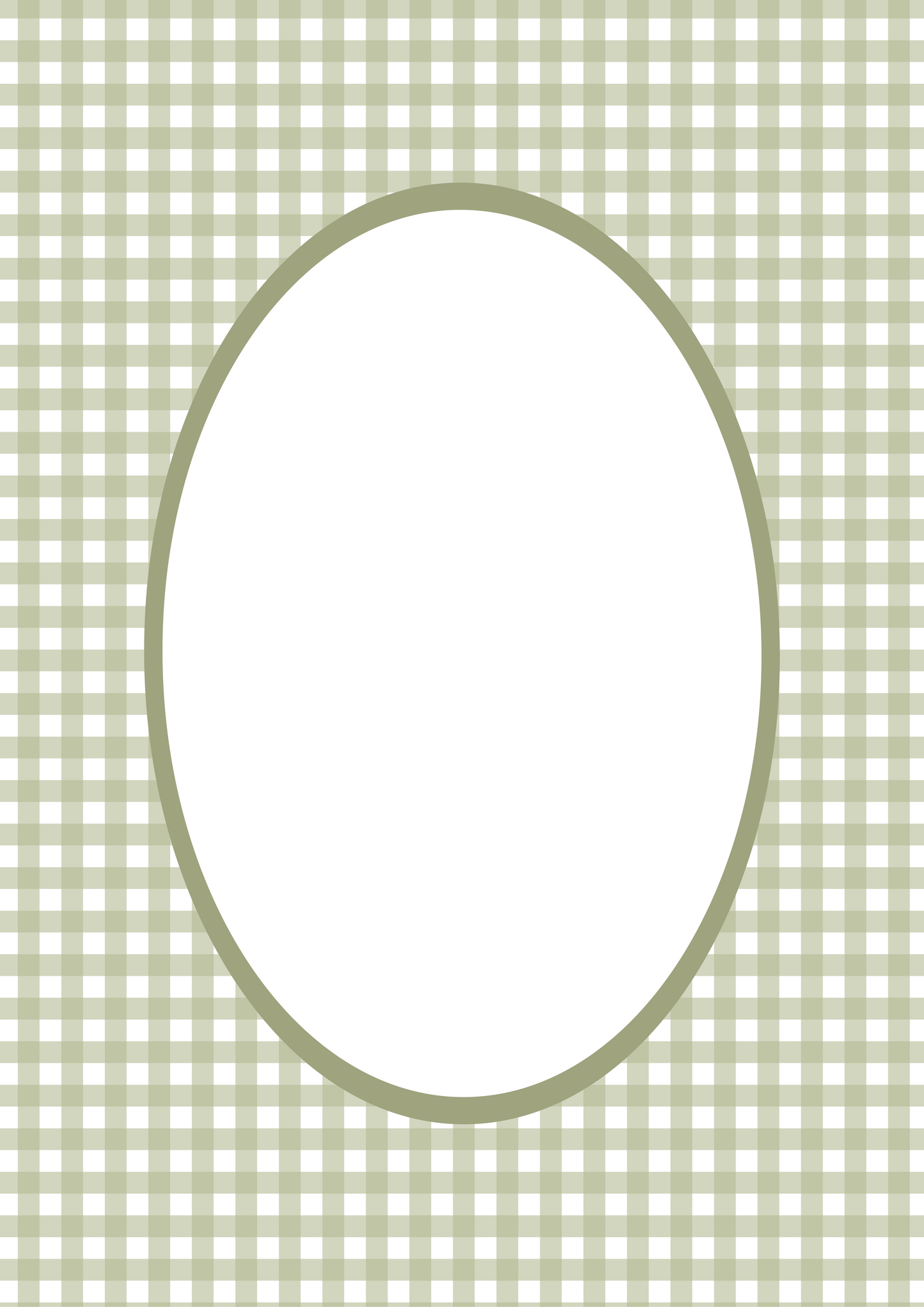 Gingham Picture Frame Mat Board