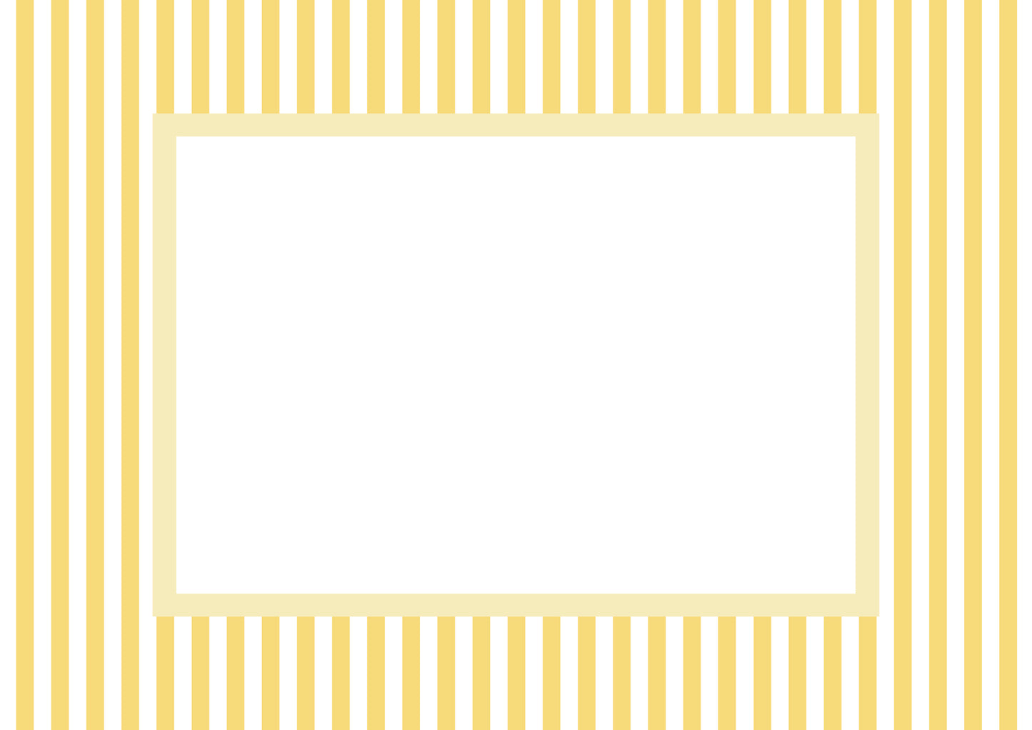 Small Stripes Picture Frame Mat Board