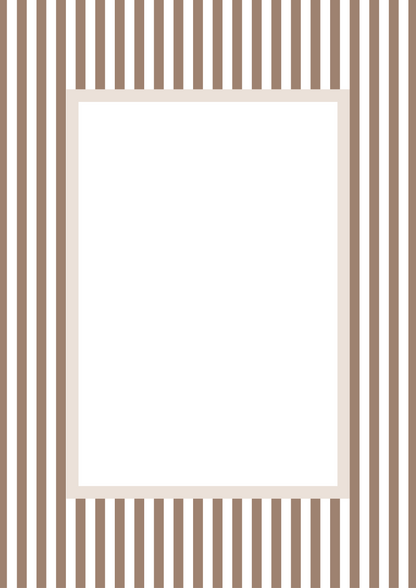 Stripes Picture Frame Mat Board