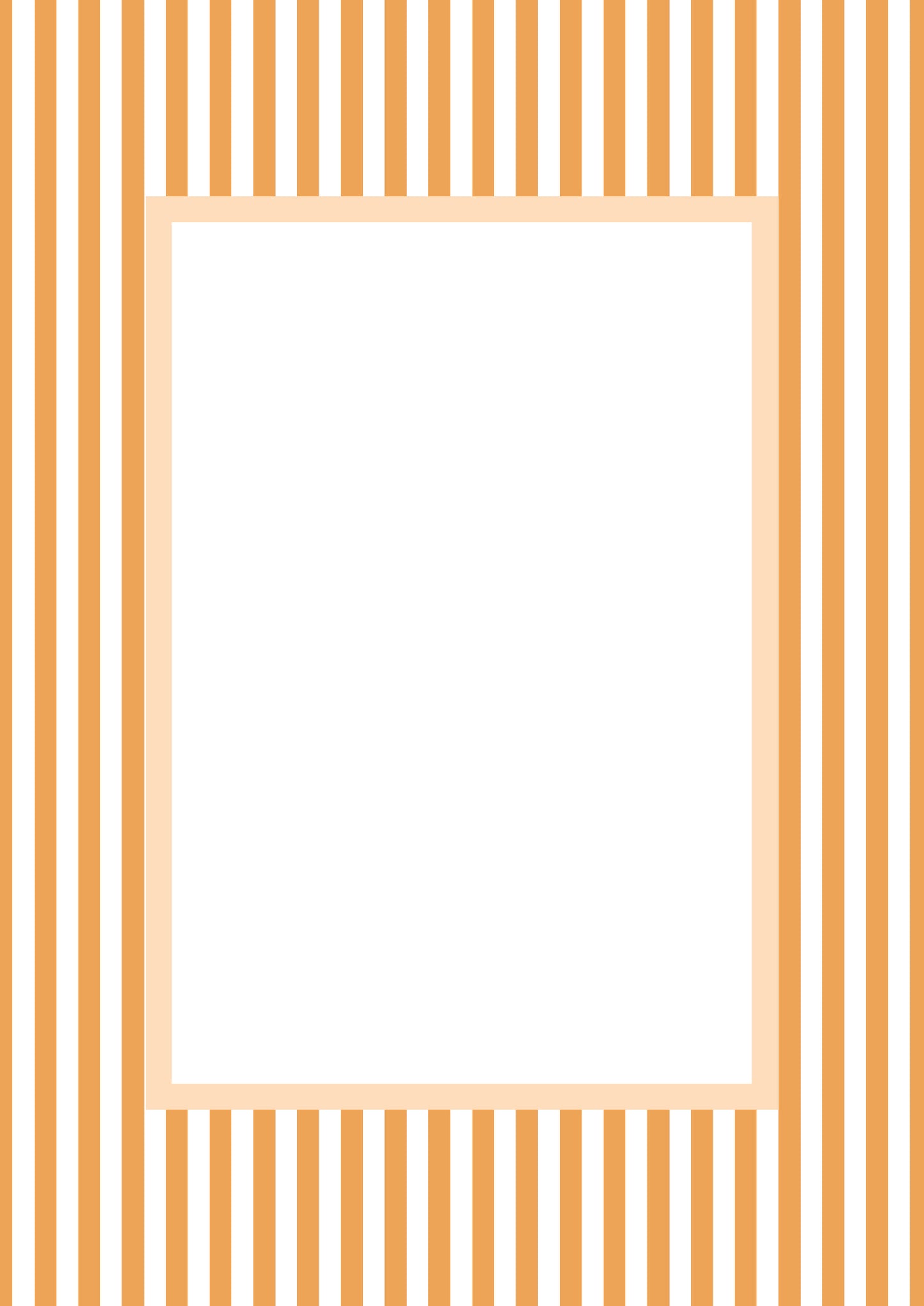 Small Stripes Picture Frame Mat Board