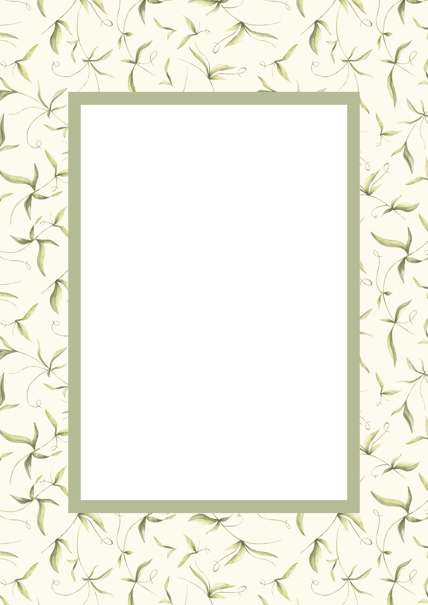 Botanical Picture Frame Mat Board