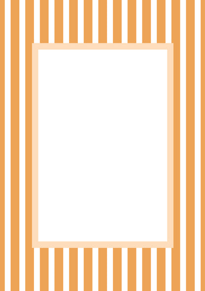 Medium Stripes Picture Frame Mat Board