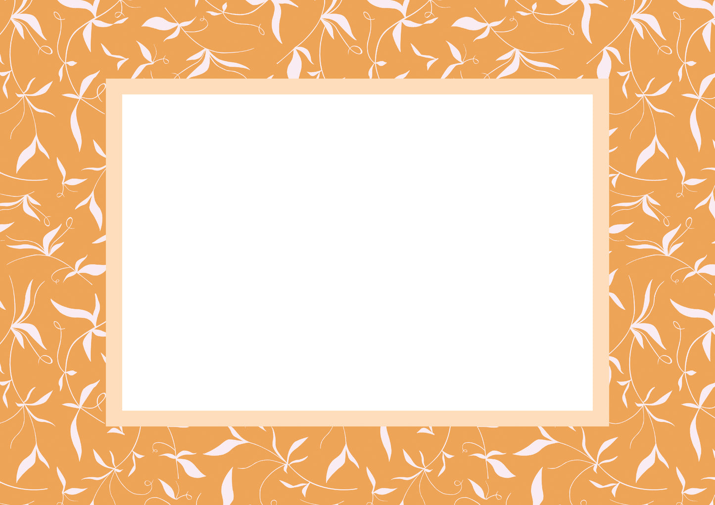 Botanical Picture Frame Mat Board