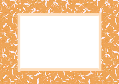 Botanical Picture Frame Mat Board