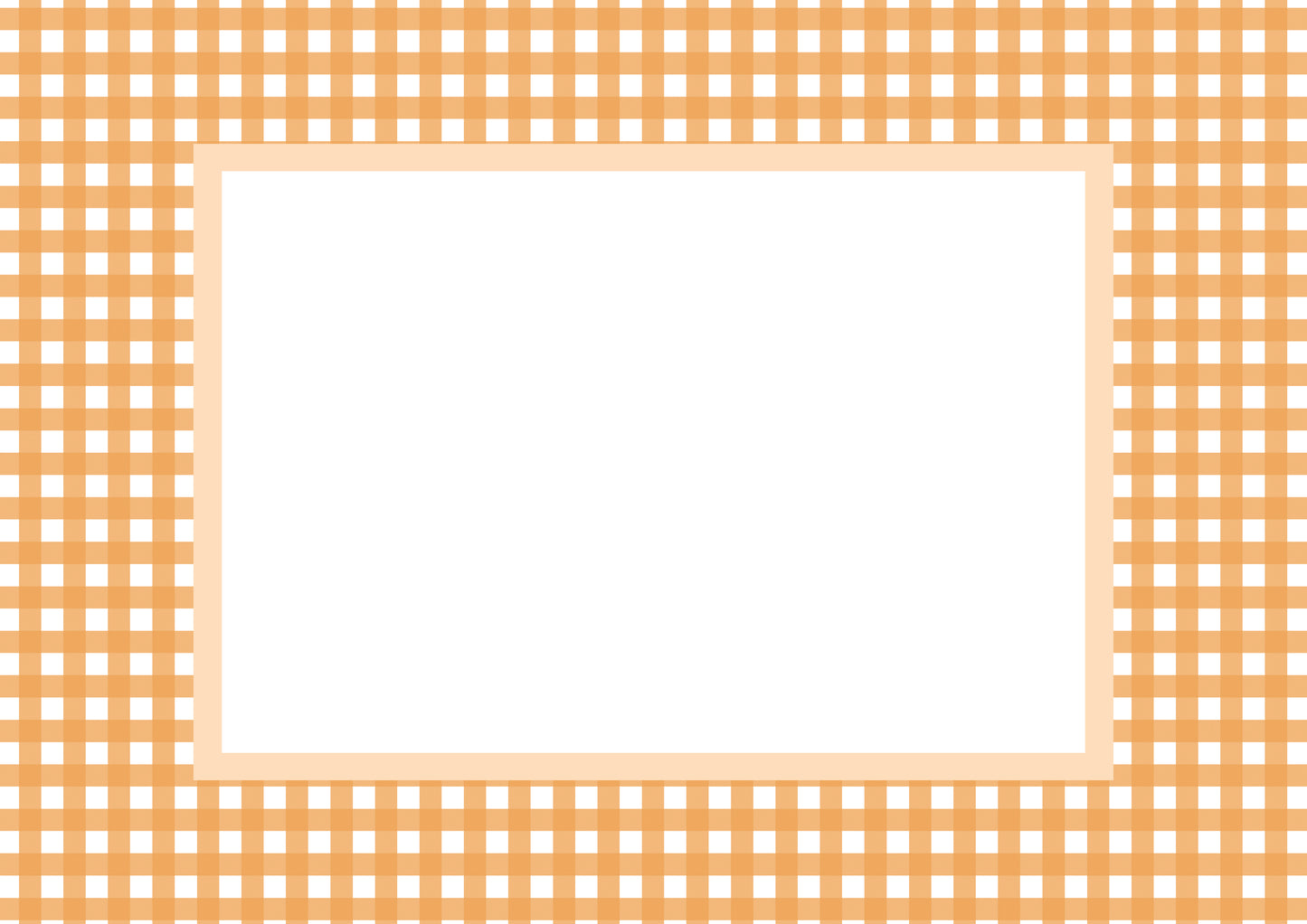 Gingham Picture Frame Mat Board