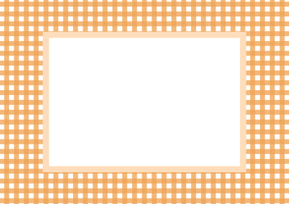 Gingham Picture Frame Mat Board