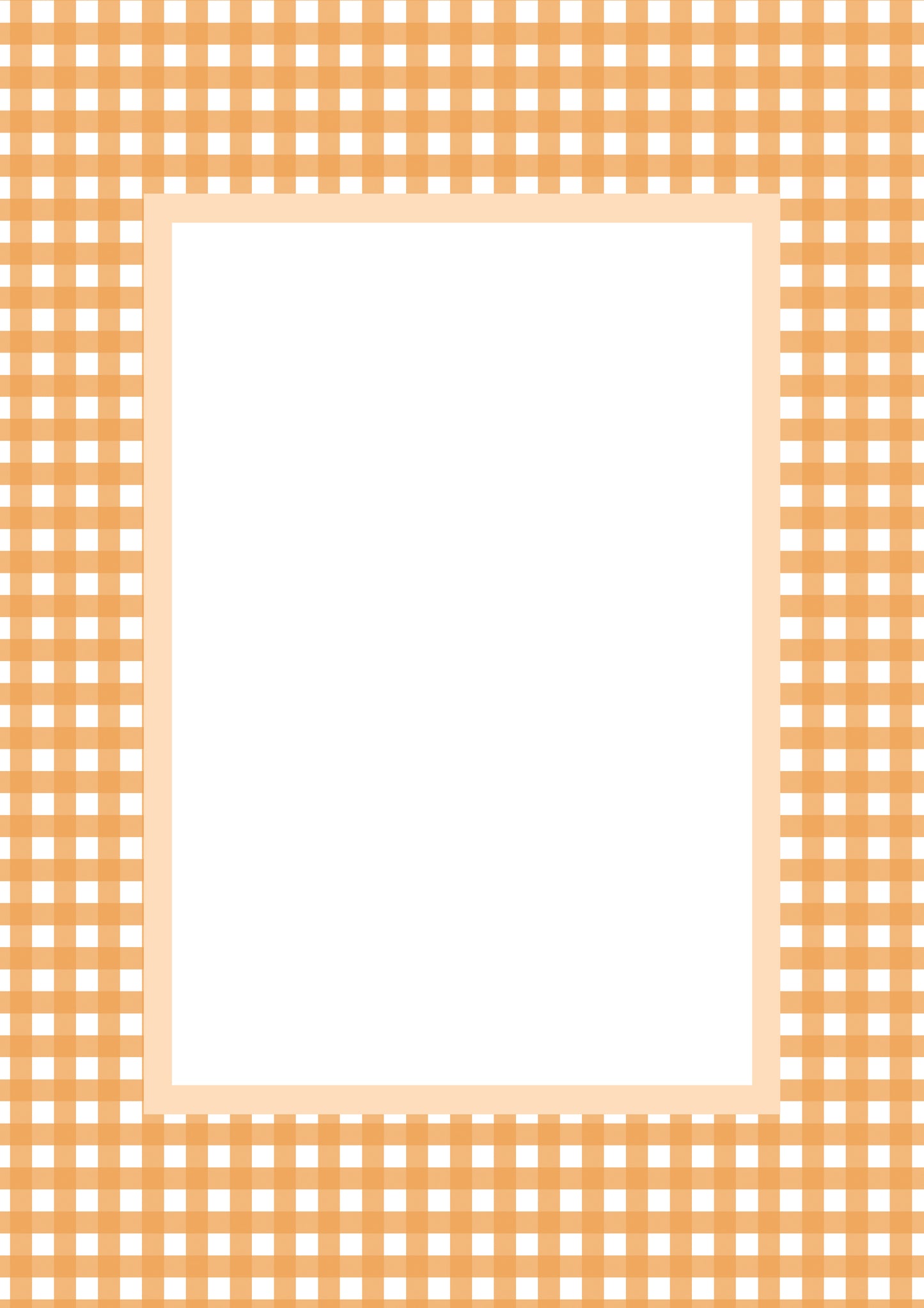 Gingham Picture Frame Mat Board