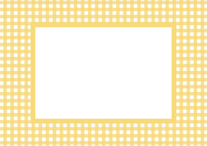 Gingham Picture Frame Mat Board