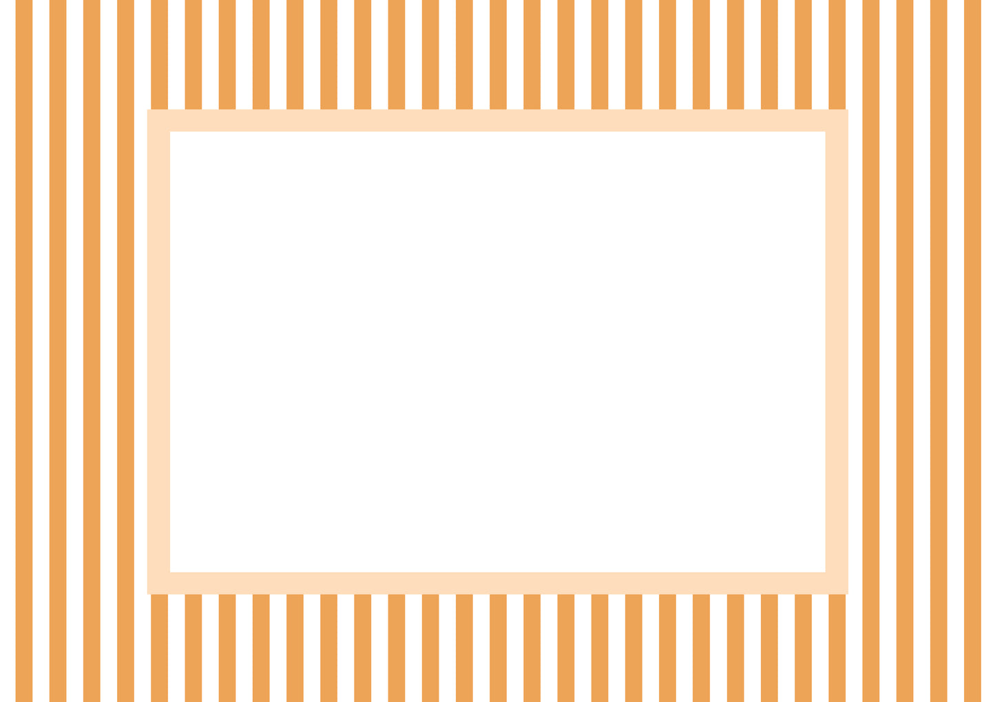 Small Stripes Picture Frame Mat Board