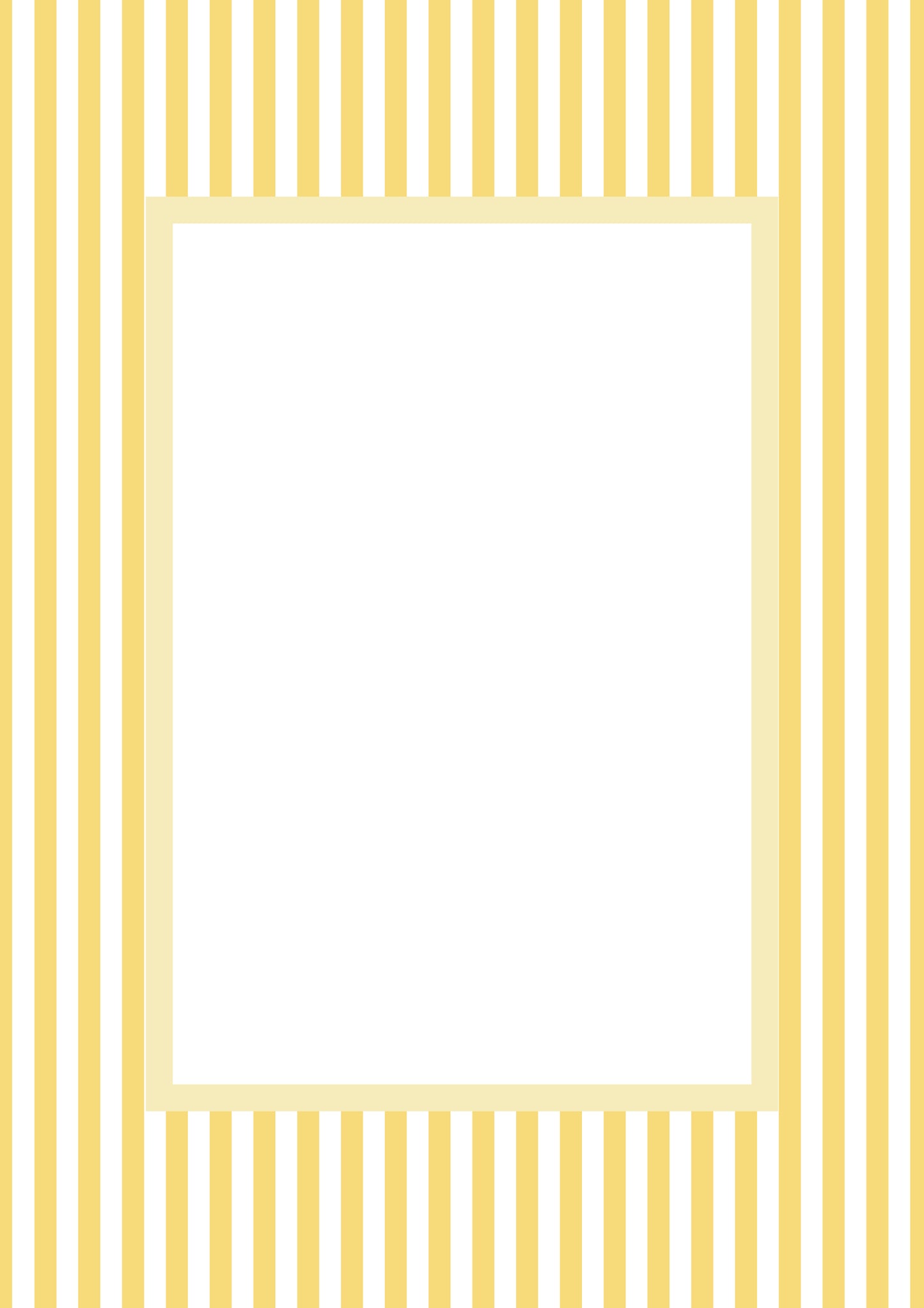 Small Stripes Picture Frame Mat Board