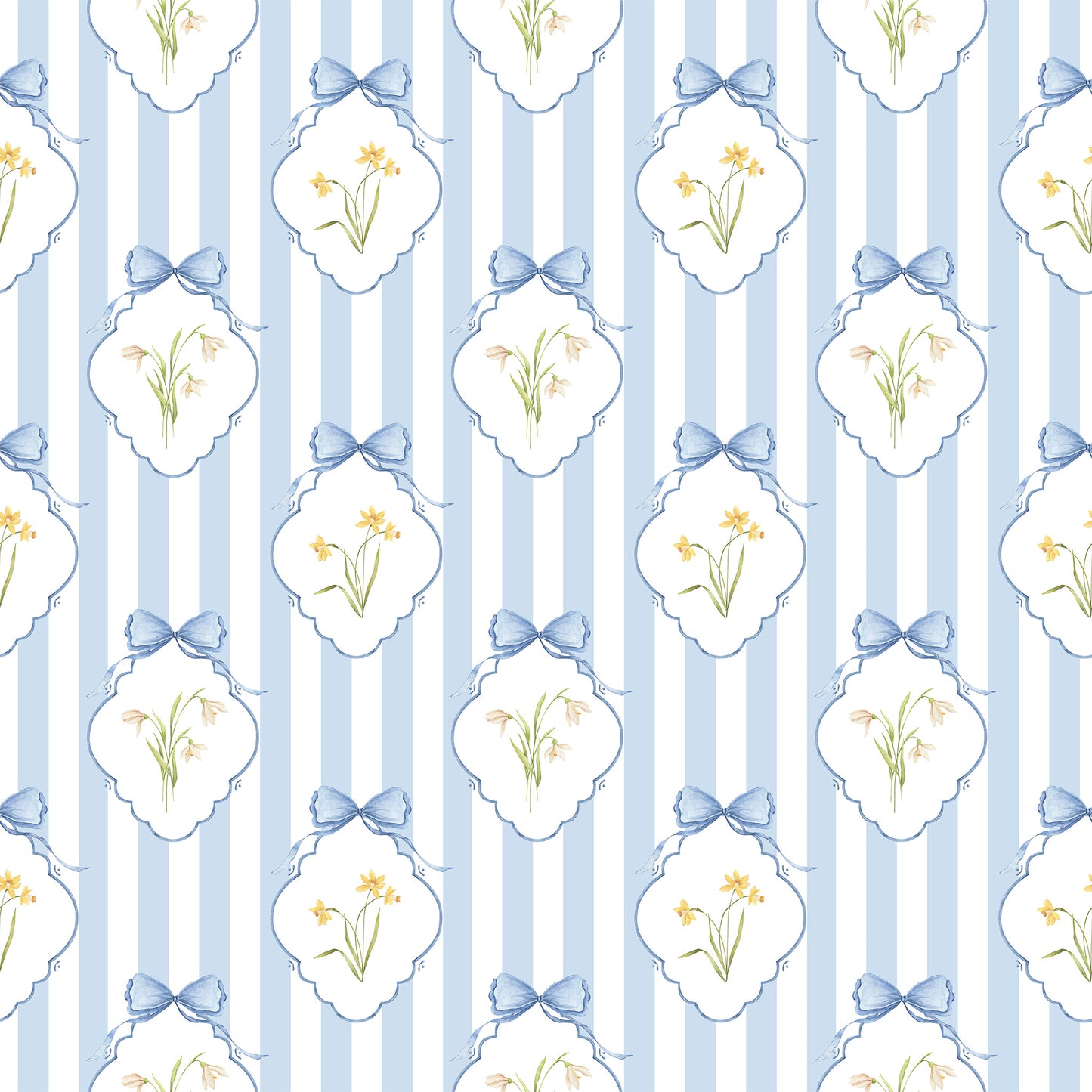 Snowdrops - Heritage Stripe