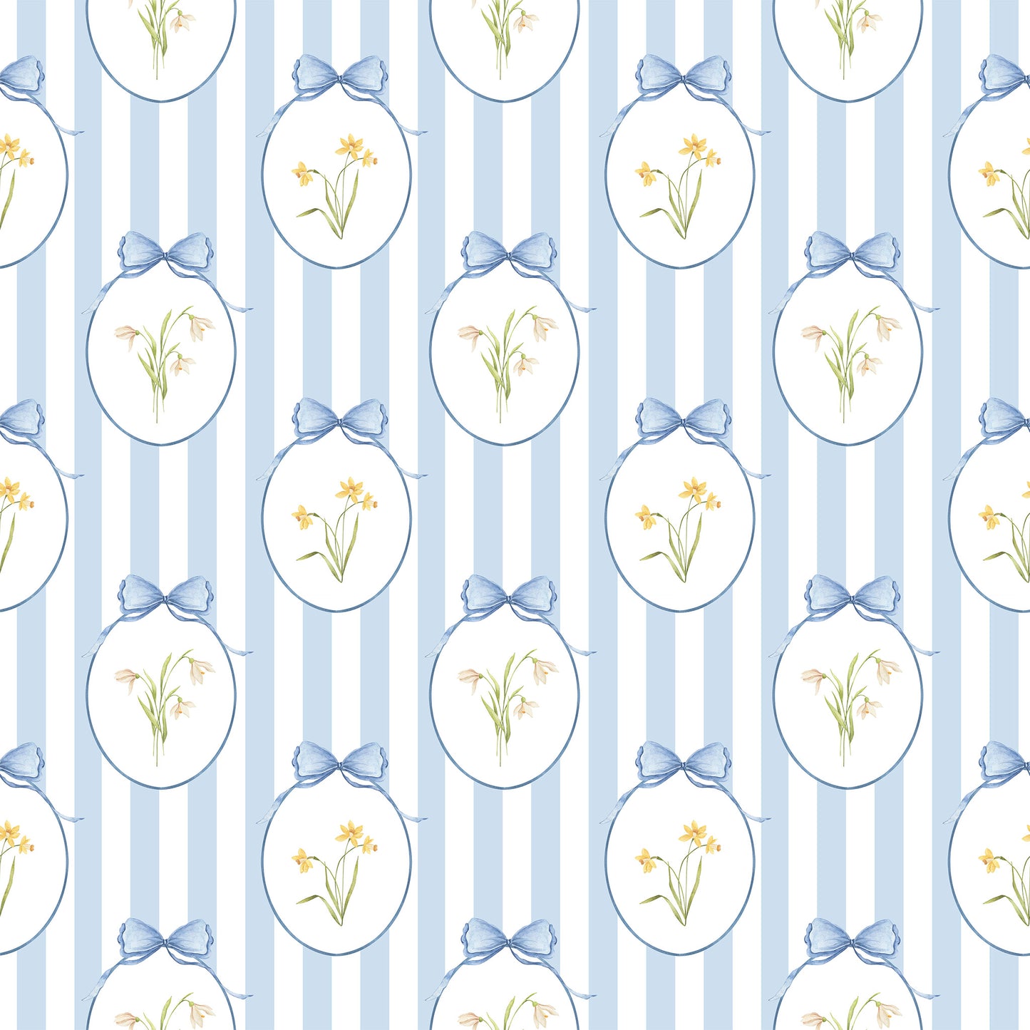 Snowdrops - Heritage Stripe